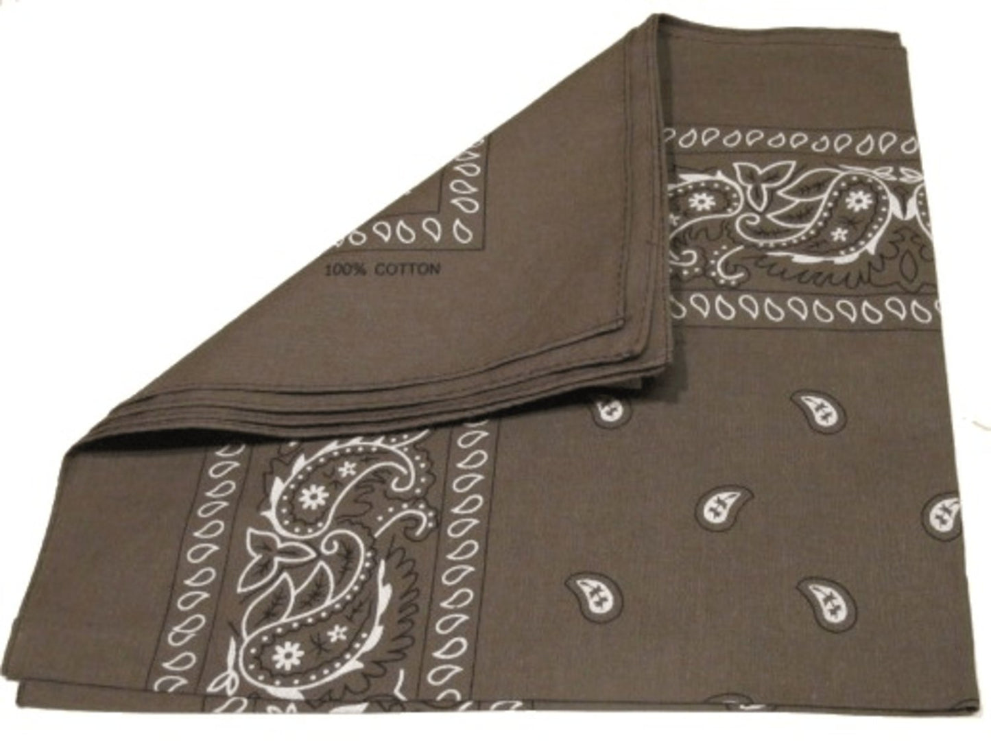 Bandana scarf Paisley brun – produktbild – Hiprock