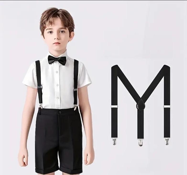 Barn Hängslen med Fluga - Flertal färger – produktbild – Hiprock