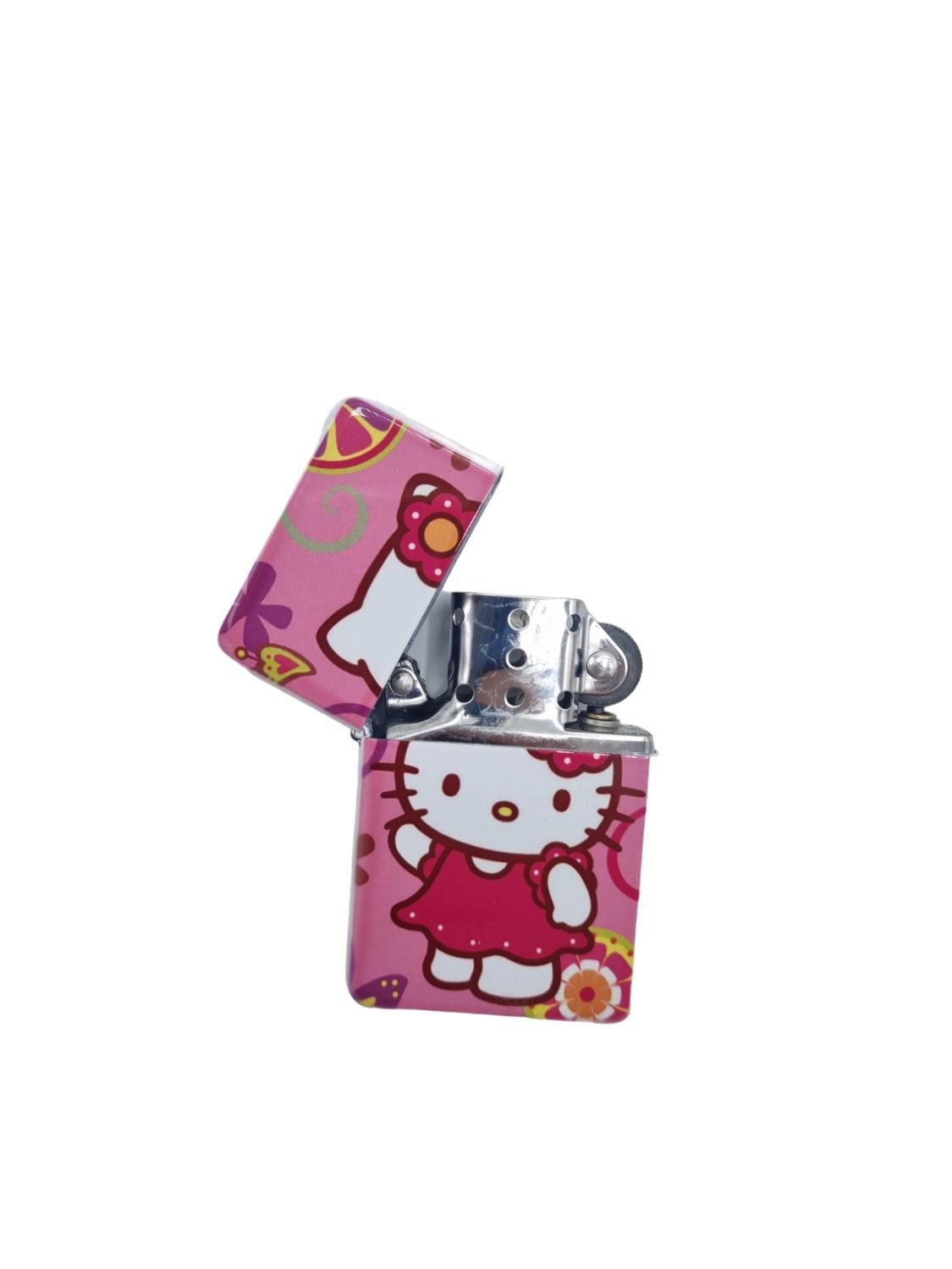 Petrol lighter pink cat