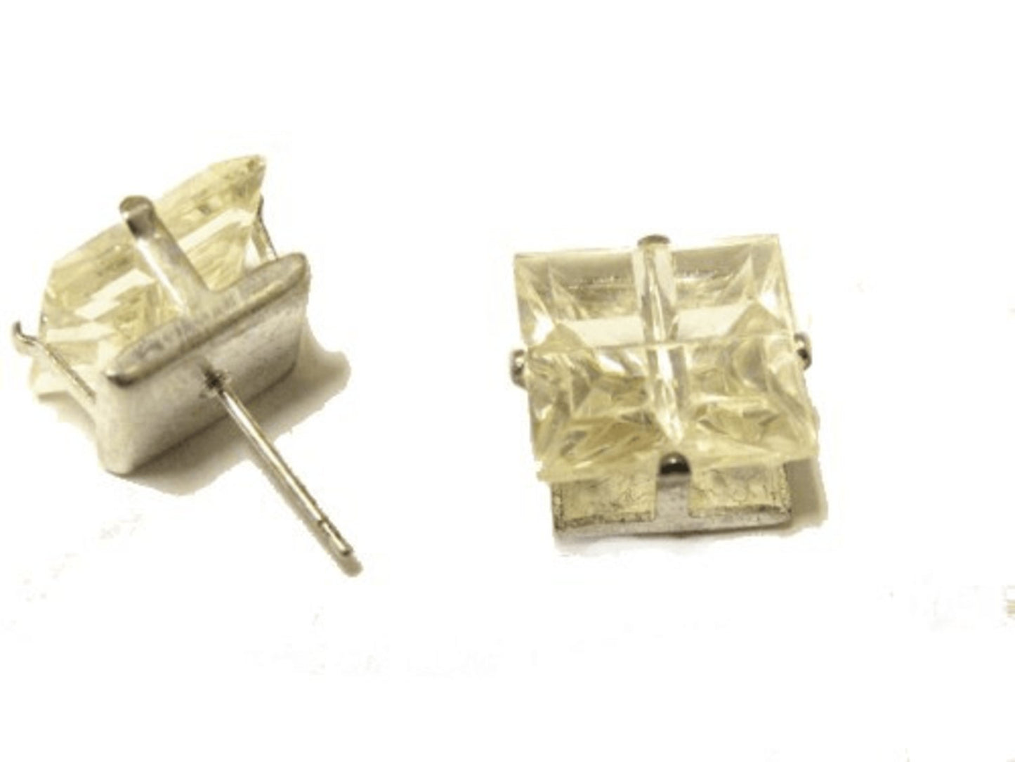 Bling-korvakorut - valkoinen kivi