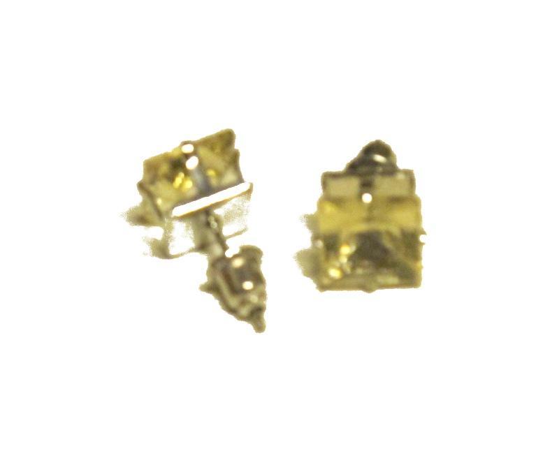 Bling Örhängen - ljusgul sten – produktbild – Hiprock