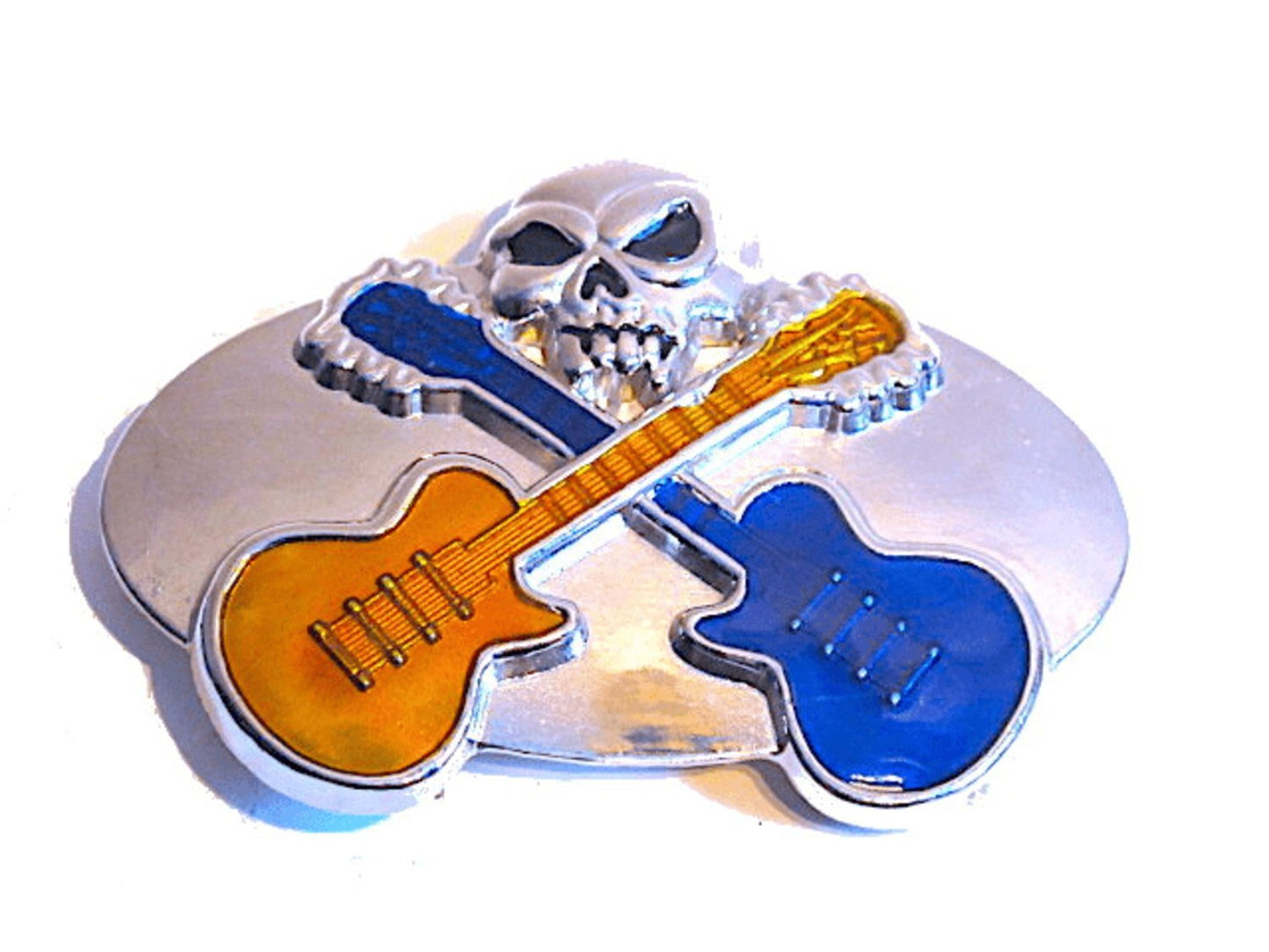 Belt buckle - Skull with base