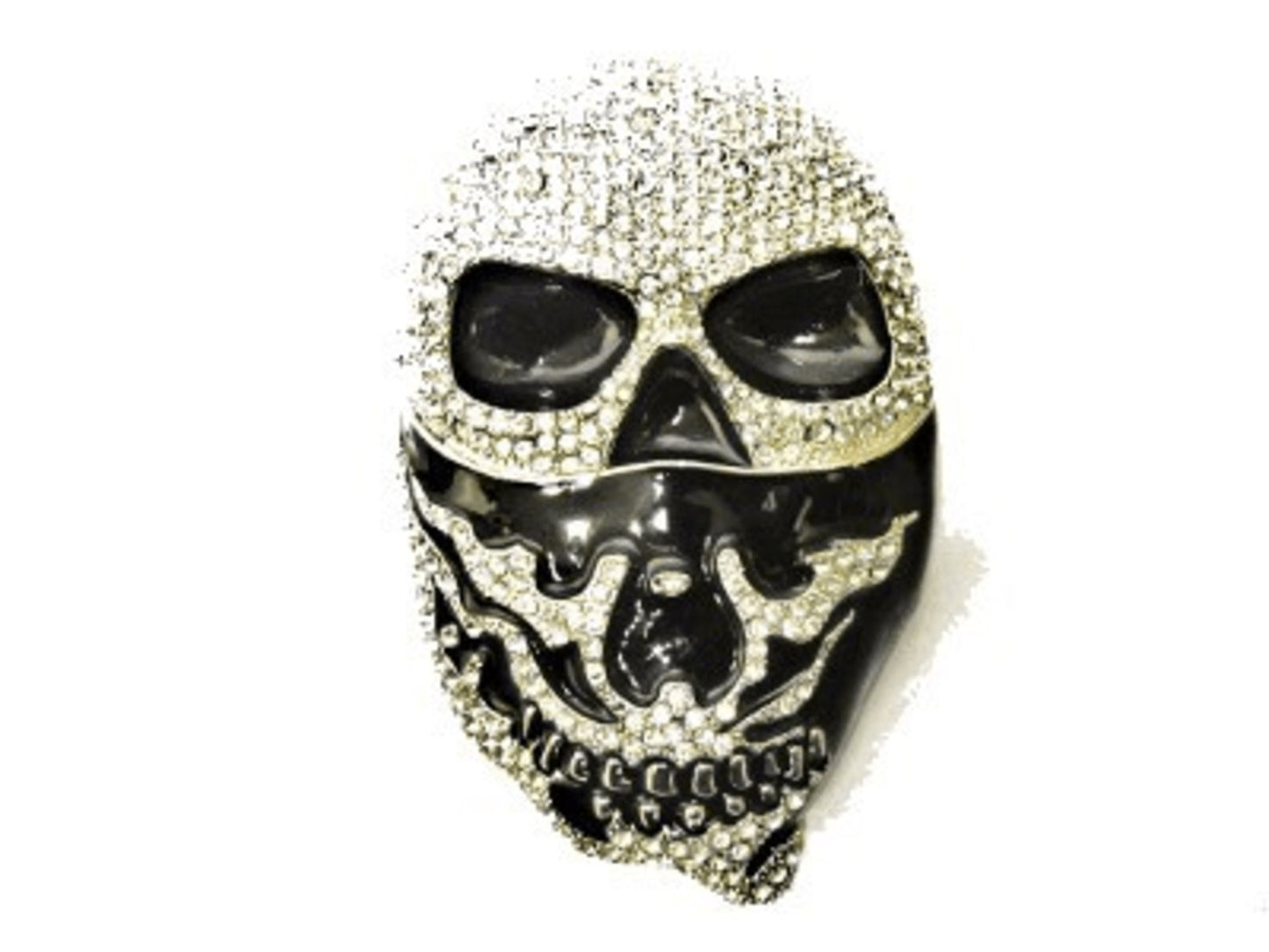 Belt Buckle - Iced Skull
