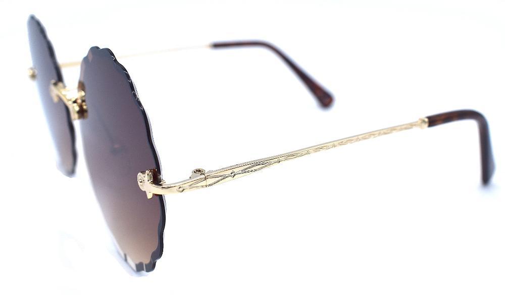 Brown round sunglasses - Ice Wave