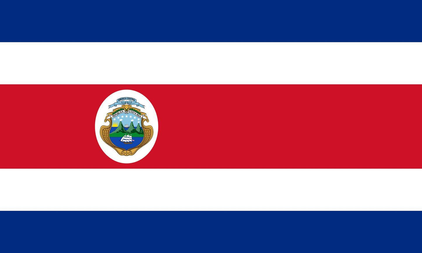 Costa Rica flagga – produktbild – Hiprock