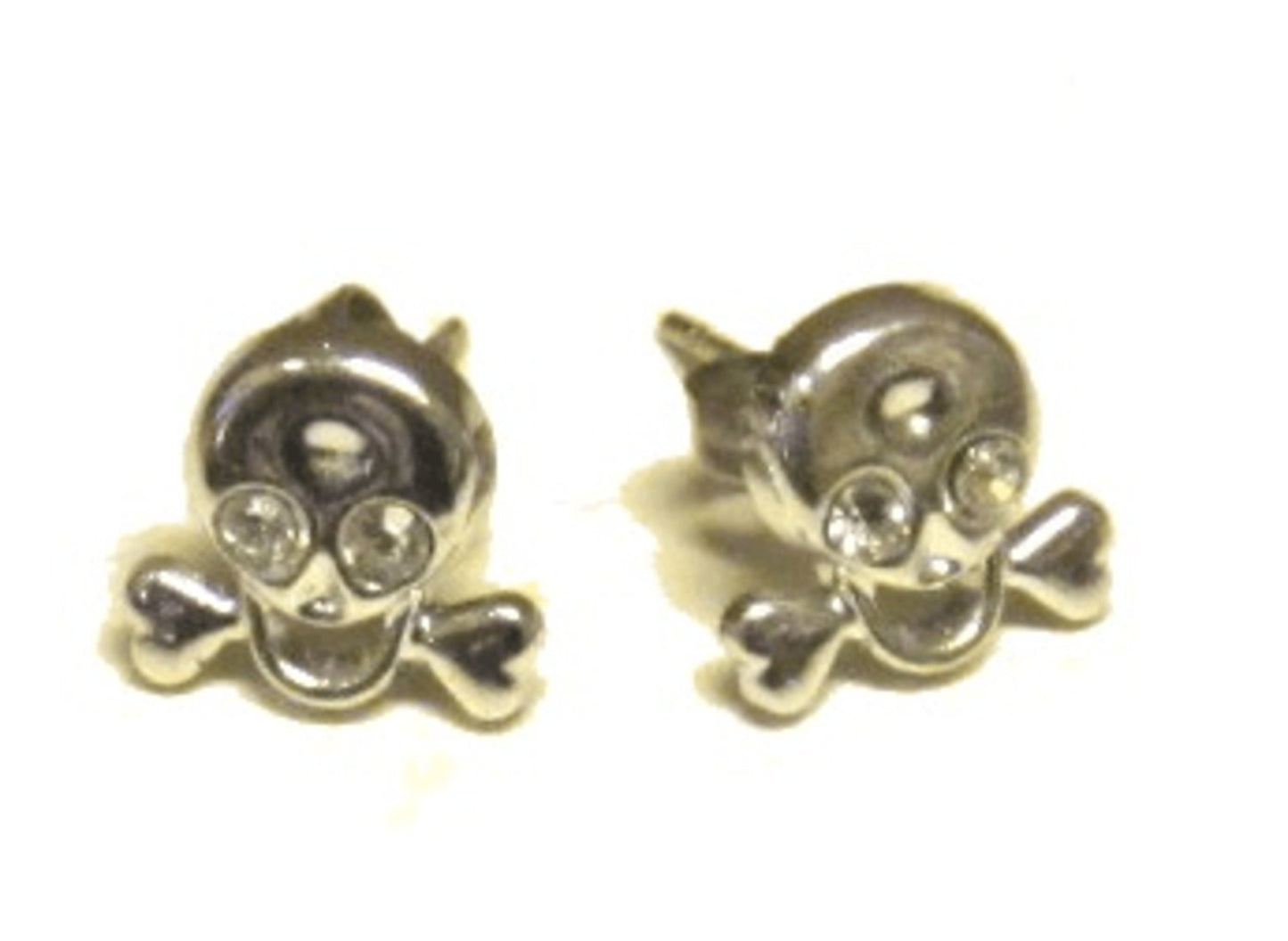 Dödskalle örhängen – produktbild – Hiprock