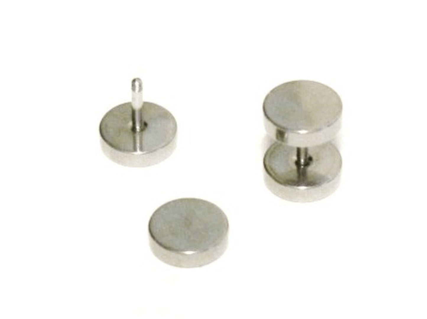 Fake Plugg - Silverfärgad - 8 mm – produktbild – Hiprock