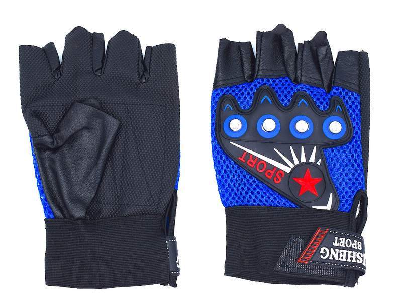 Fingerlösa handskar med runda nitar – produktbild – Hiprock