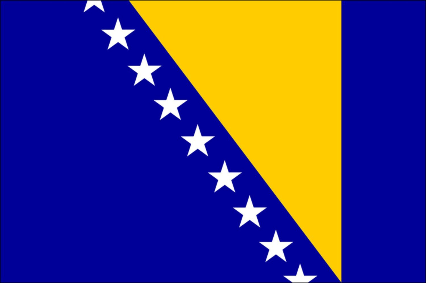 Flagga - Bosnien – produktbild – Hiprock