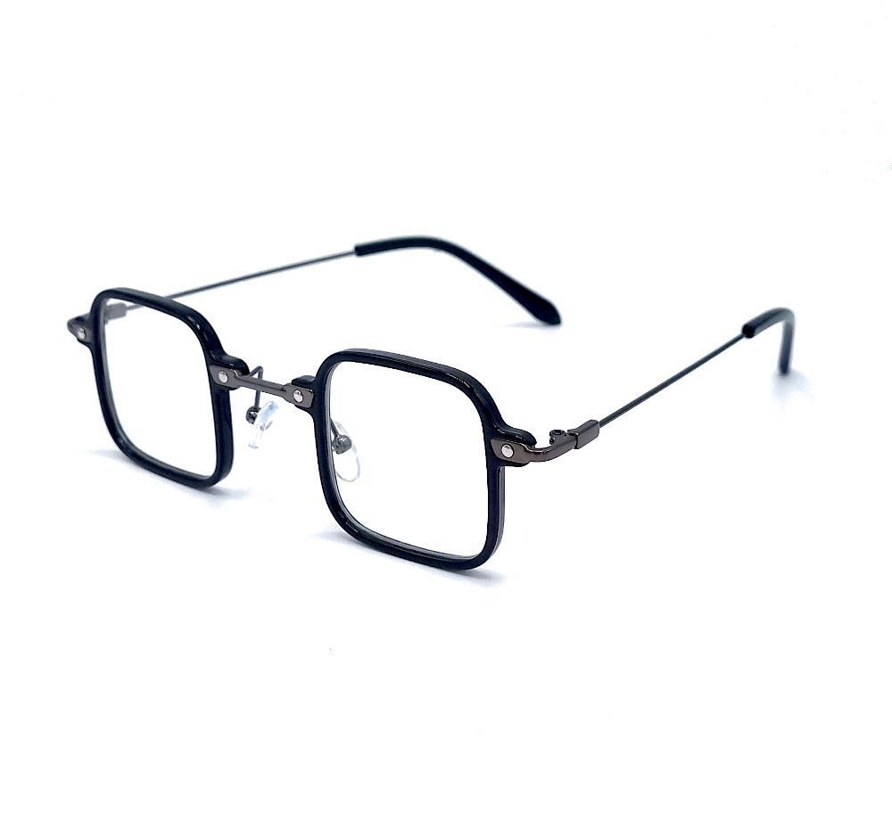 Square sunglasses Tony S - black / clear lens