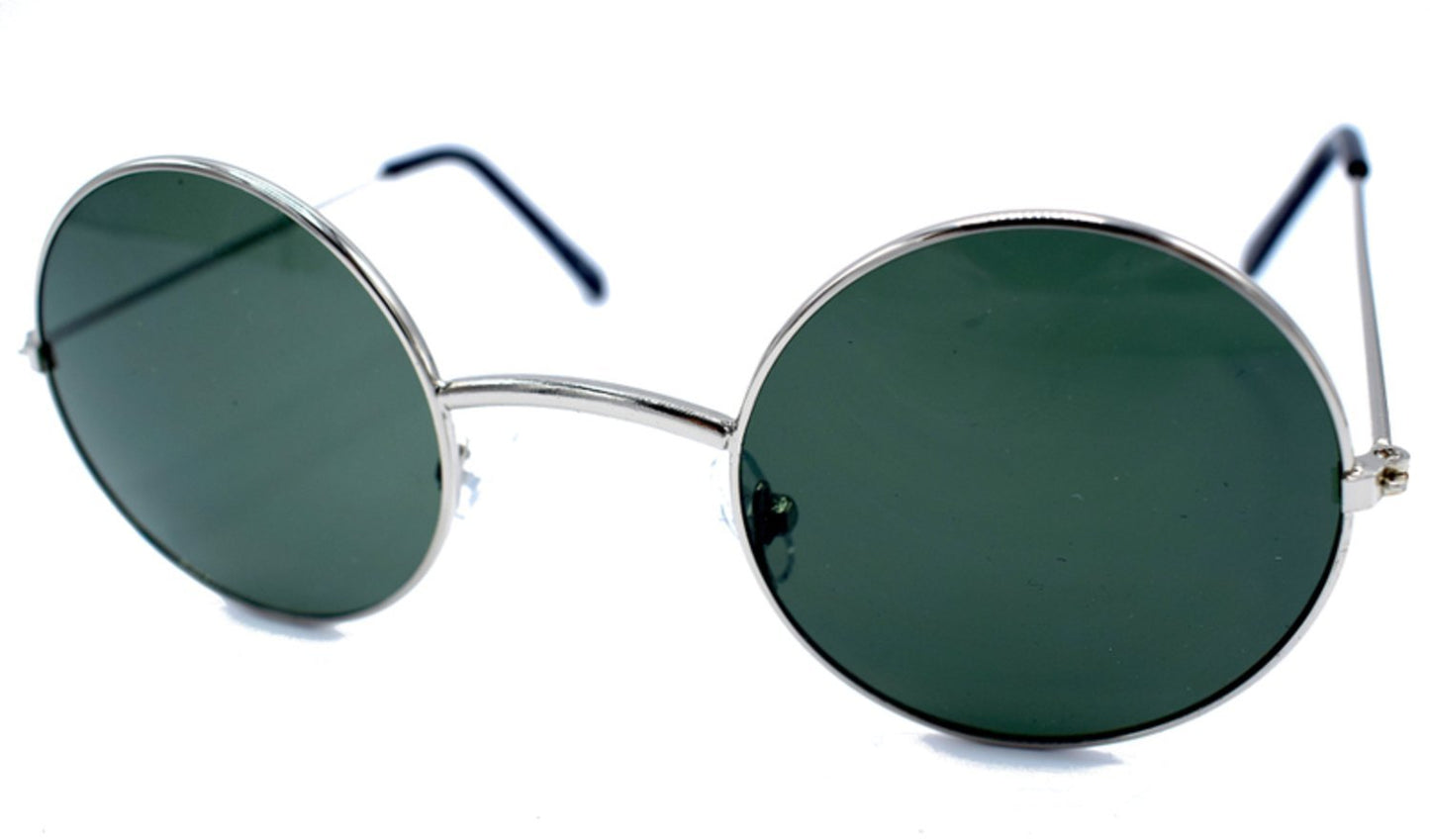 Green round sunglasses
