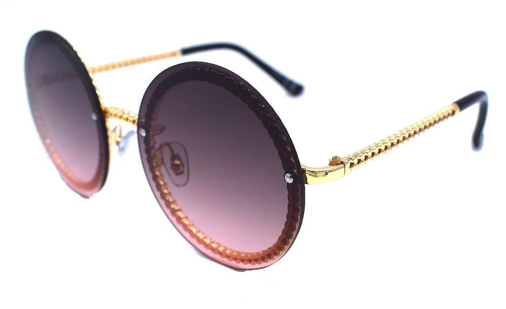 Gold/pink sunglasses