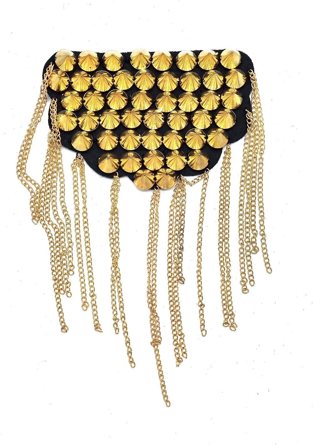 Gold colored spike studs - Spice up your clothes