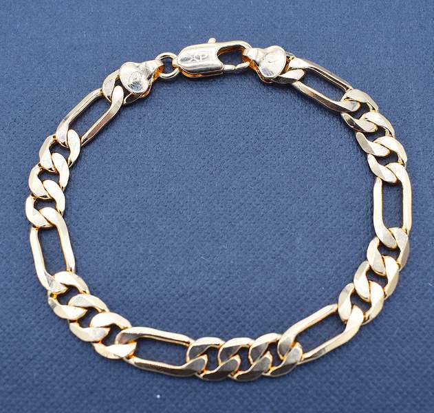 Kullanvärinen ketjuranneke 7 mm