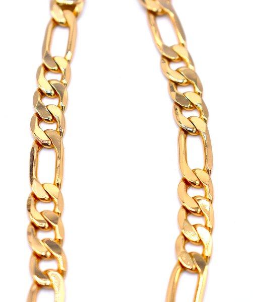 Gold colored chain necklace