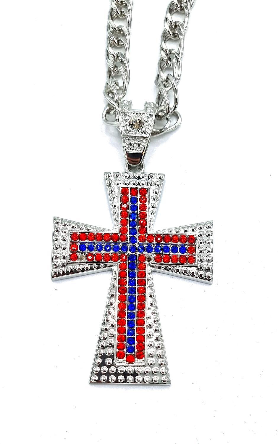 Necklace - Cross Iced