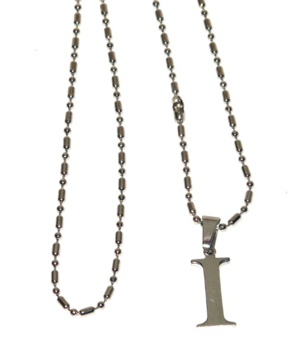 Necklace with the letter I