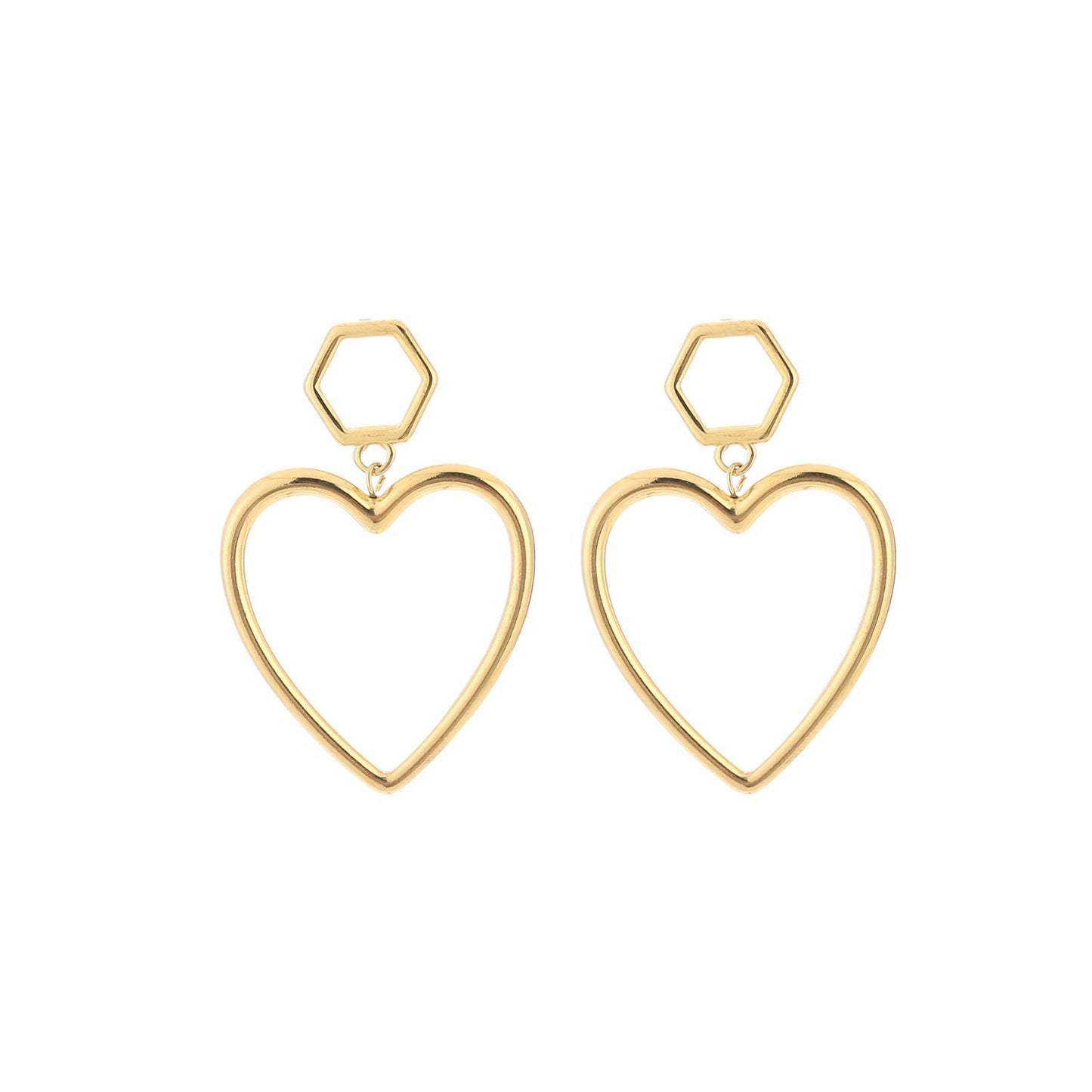 Heart Earrings Design