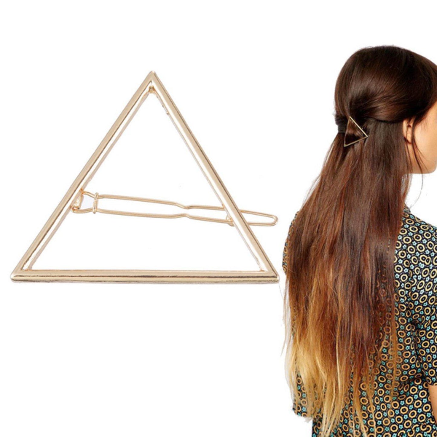 Hair clip triangle