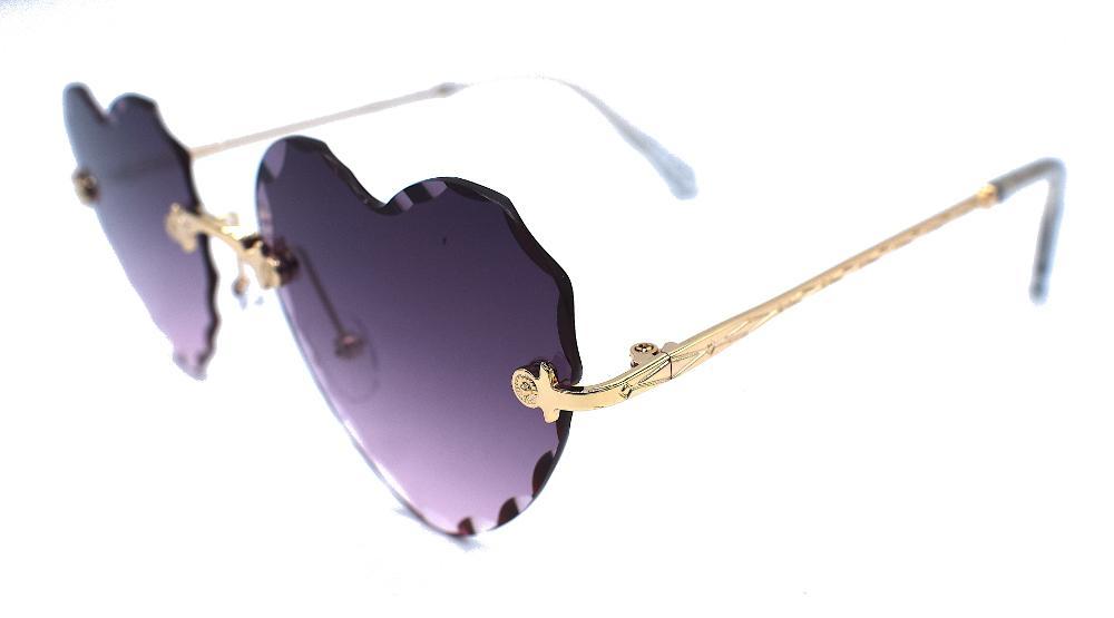 Iced Heart solglasögon - Mörklila – produktbild – Hiprock