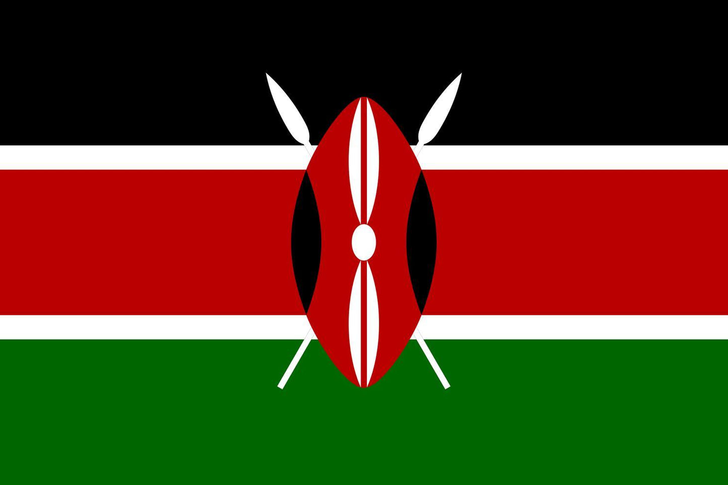 Kenya flagga – produktbild – Hiprock