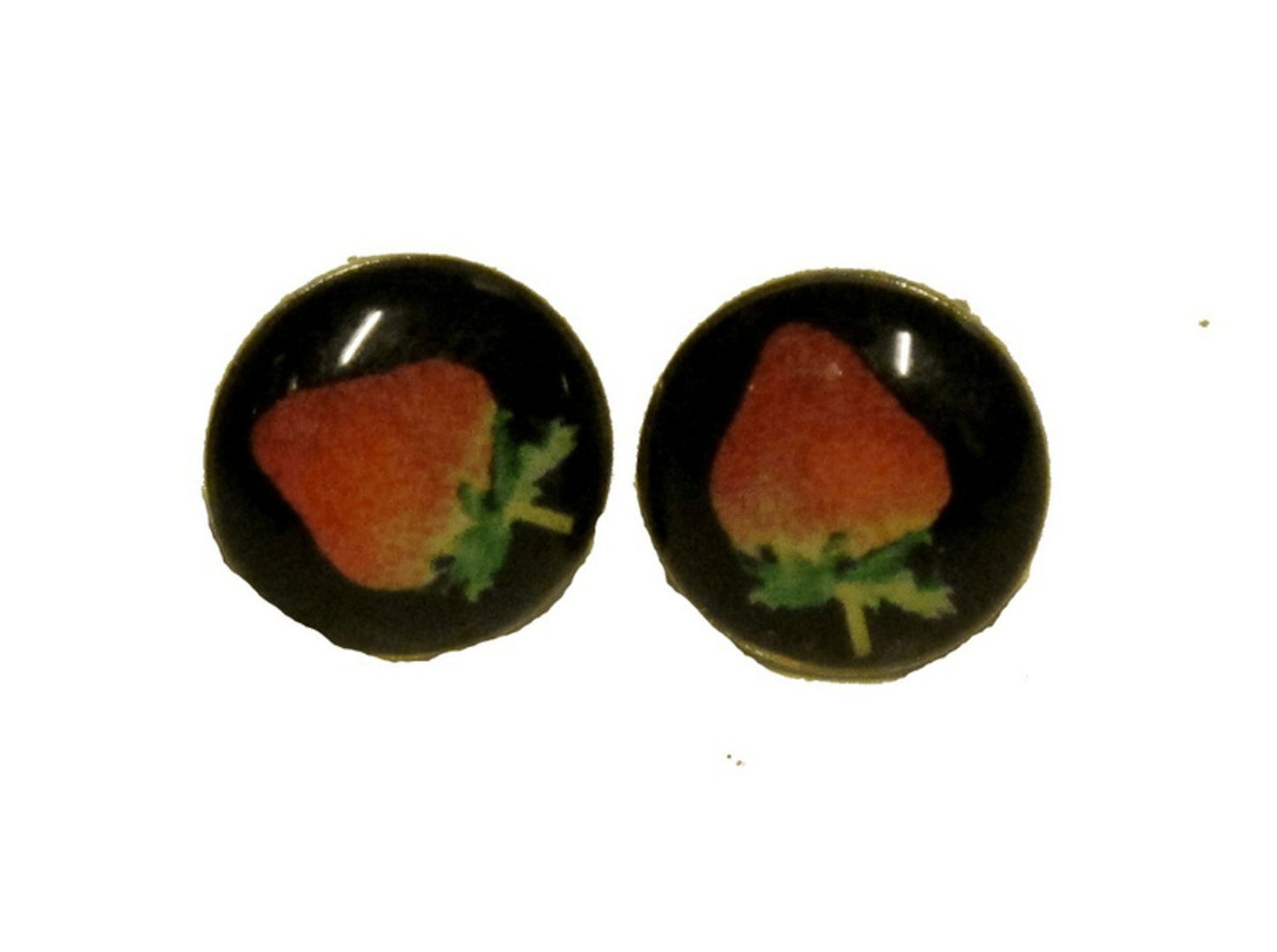 Stud earrings - Strawberries