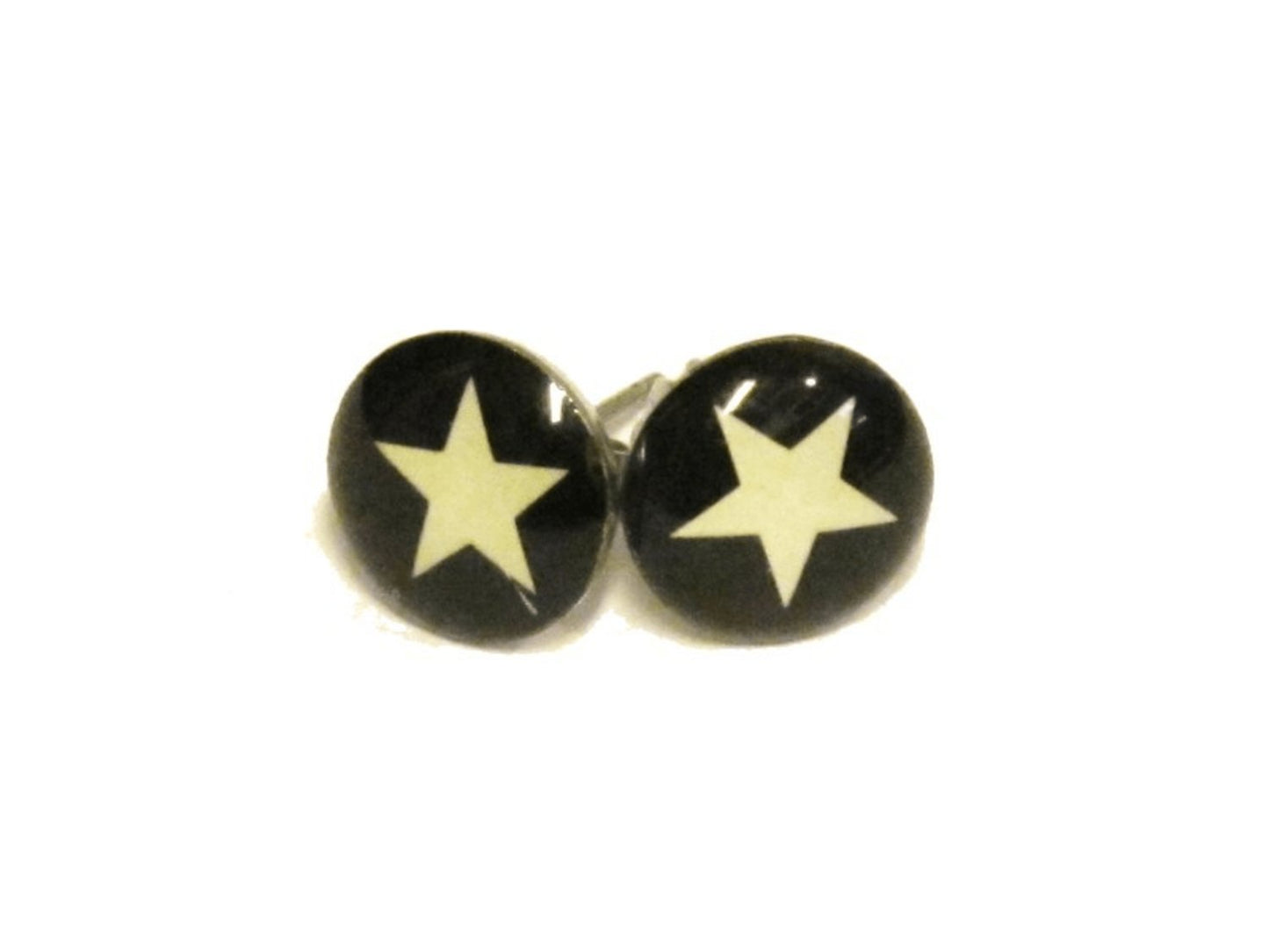 Knappörhängen - Stjärna – produktbild – Hiprock