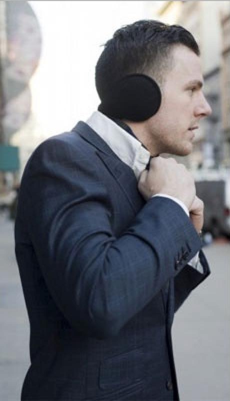 Leopard red ear muffs