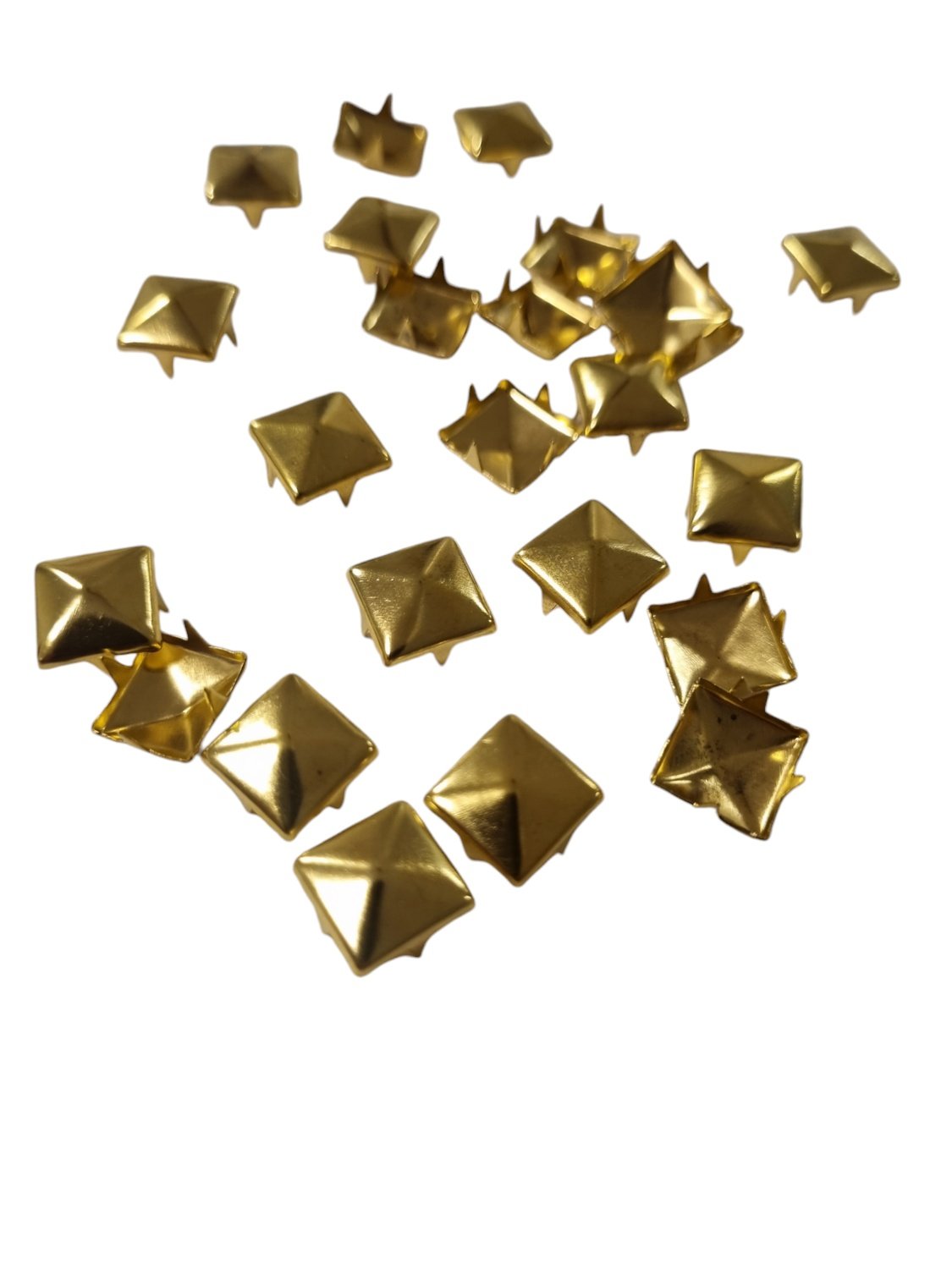 Lösa Nitar - Guld Pyramid - 100 st – produktbild – Hiprock