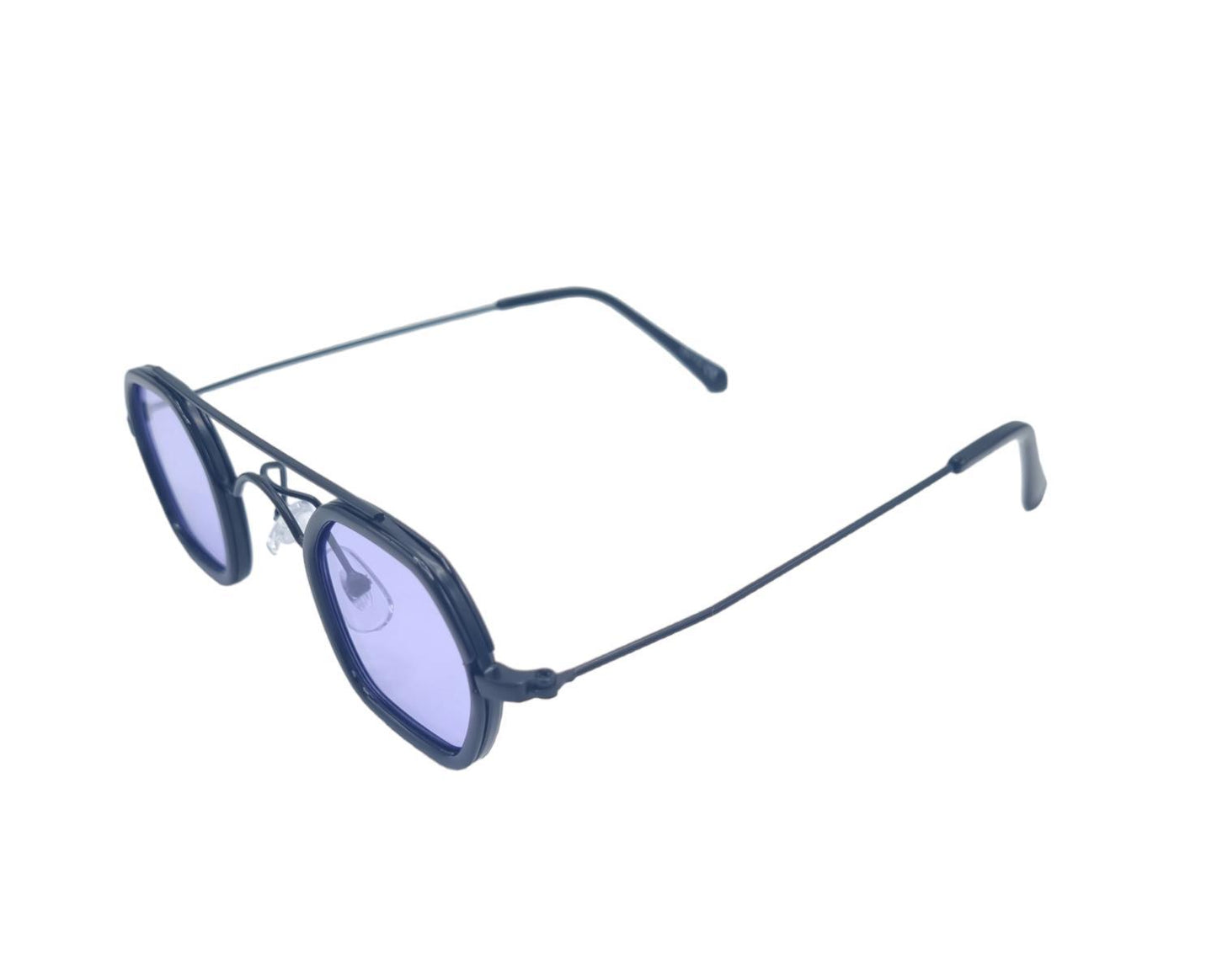 Mini Clark Black and Purple Solglasögon