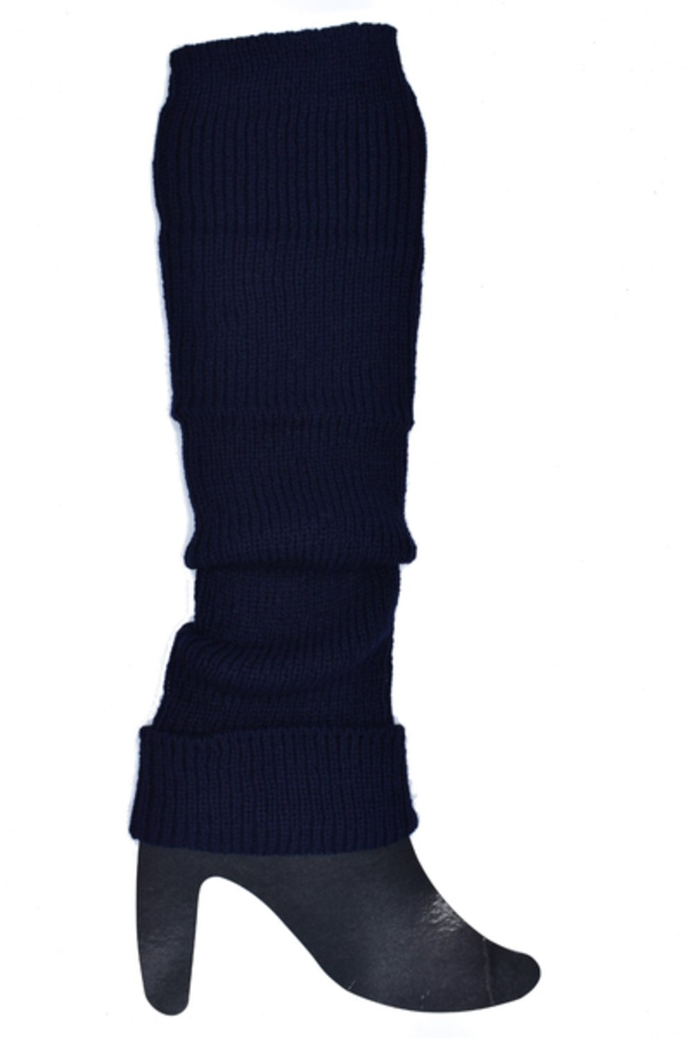 Dark blue leg warmers