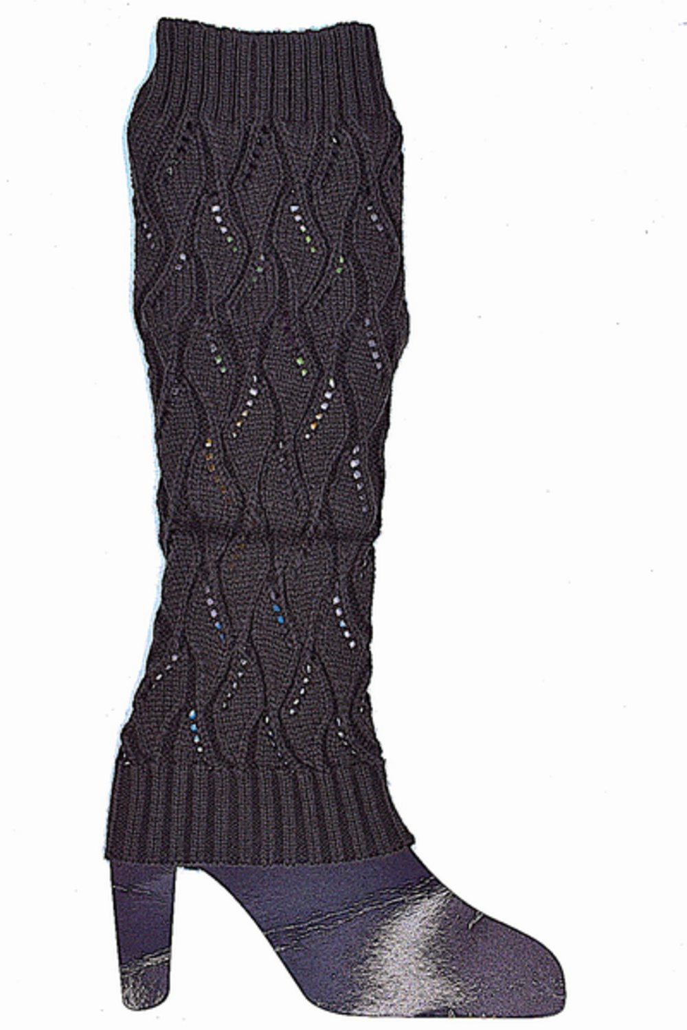 Tummanruskeat jalkalämmittimet