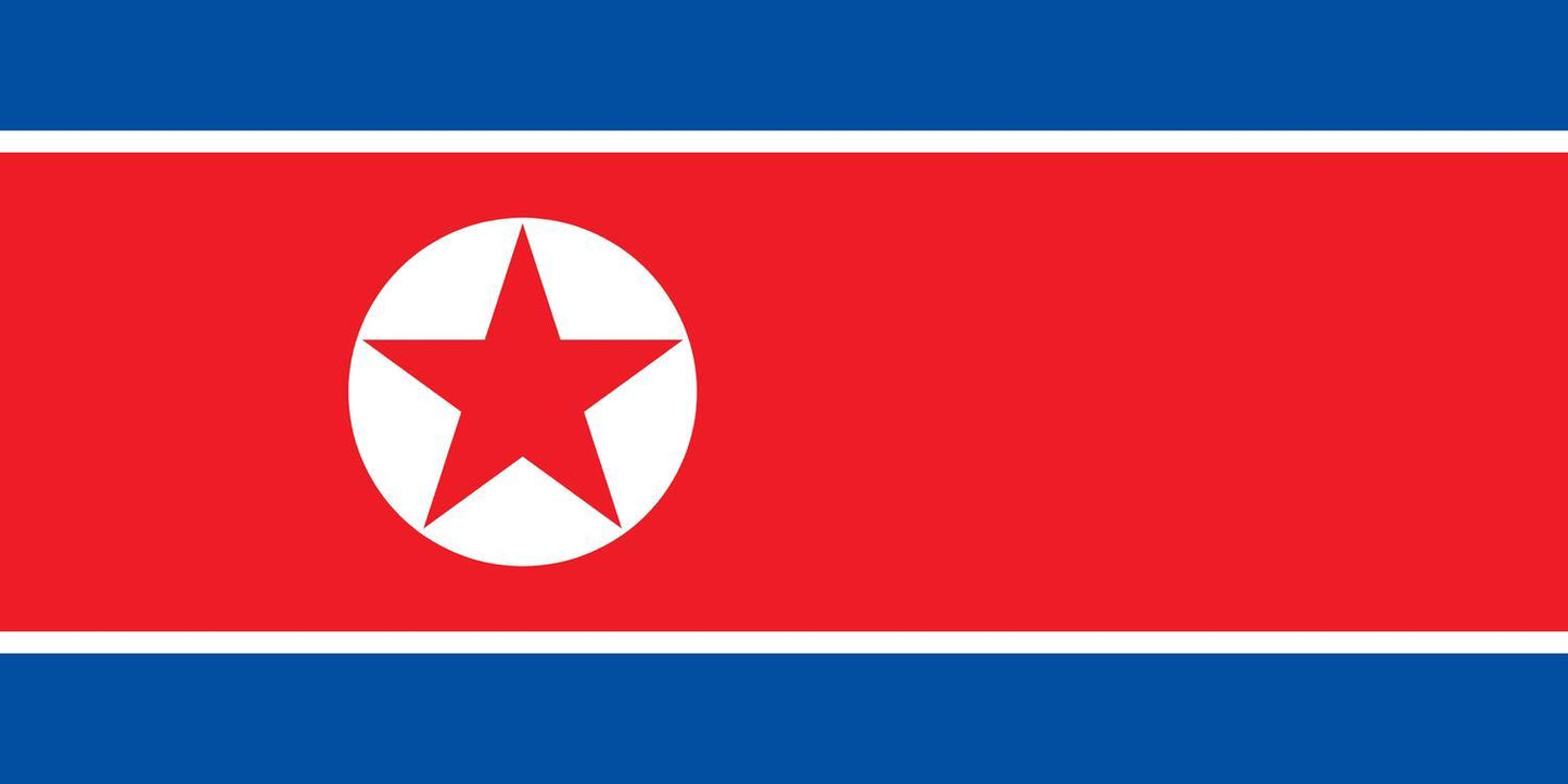 Nordkorea flagga