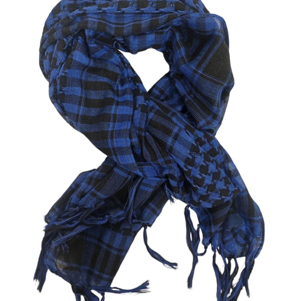 Palestinasjal - Mörkblå och svart - scarf – produktbild – Hiprock