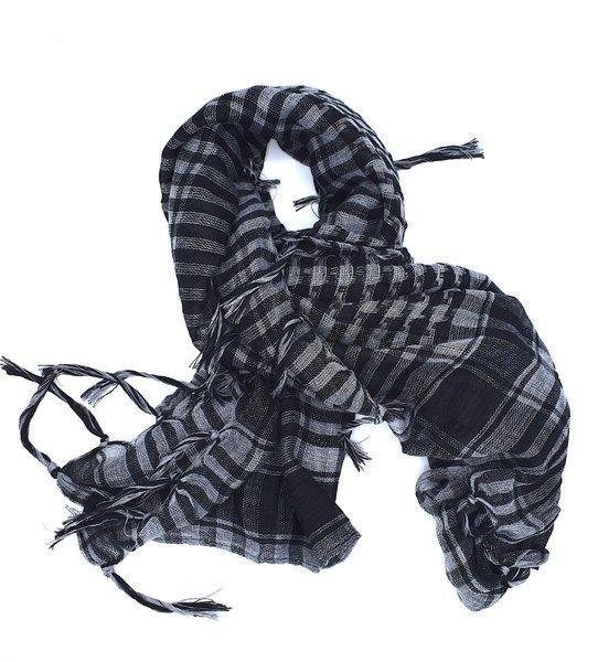 Palestinasjal grå och svart – produktbild – Hiprock