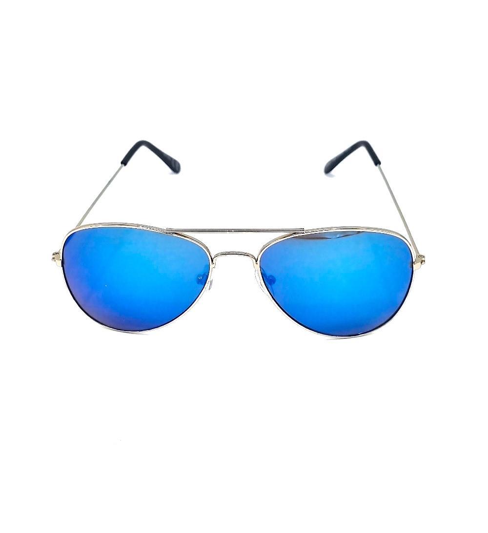 Pilot sunglasses Steel - Blue lenses
