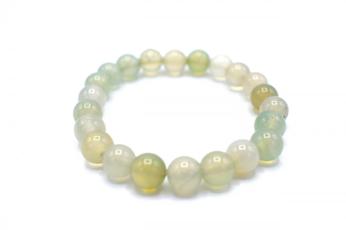 Pearl bracelet elastic - White