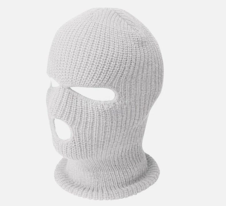 Rånarluva – Stickad Balaclava med Attityd