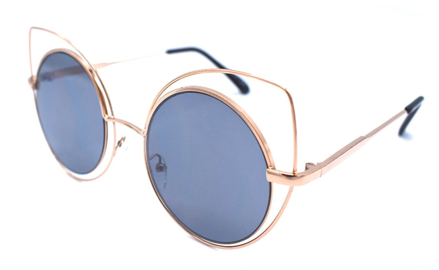 Round Cat sunglasses dark