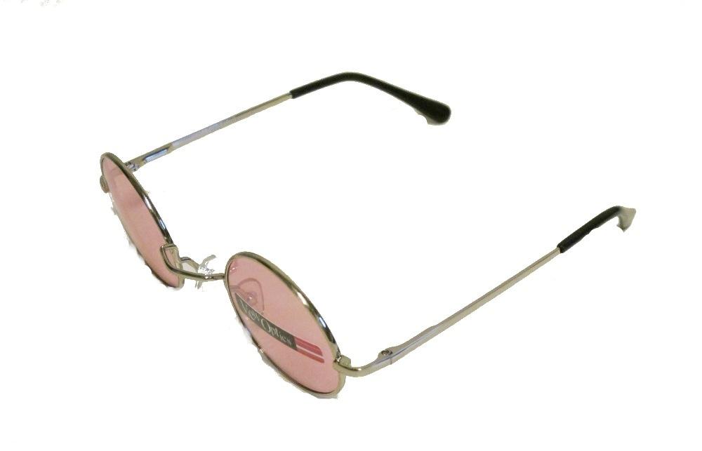 Round pink sunglasses