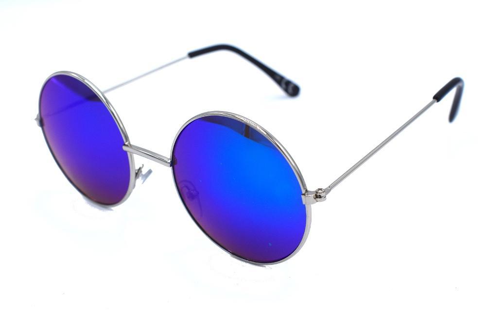 Round sunglasses - Blue/green