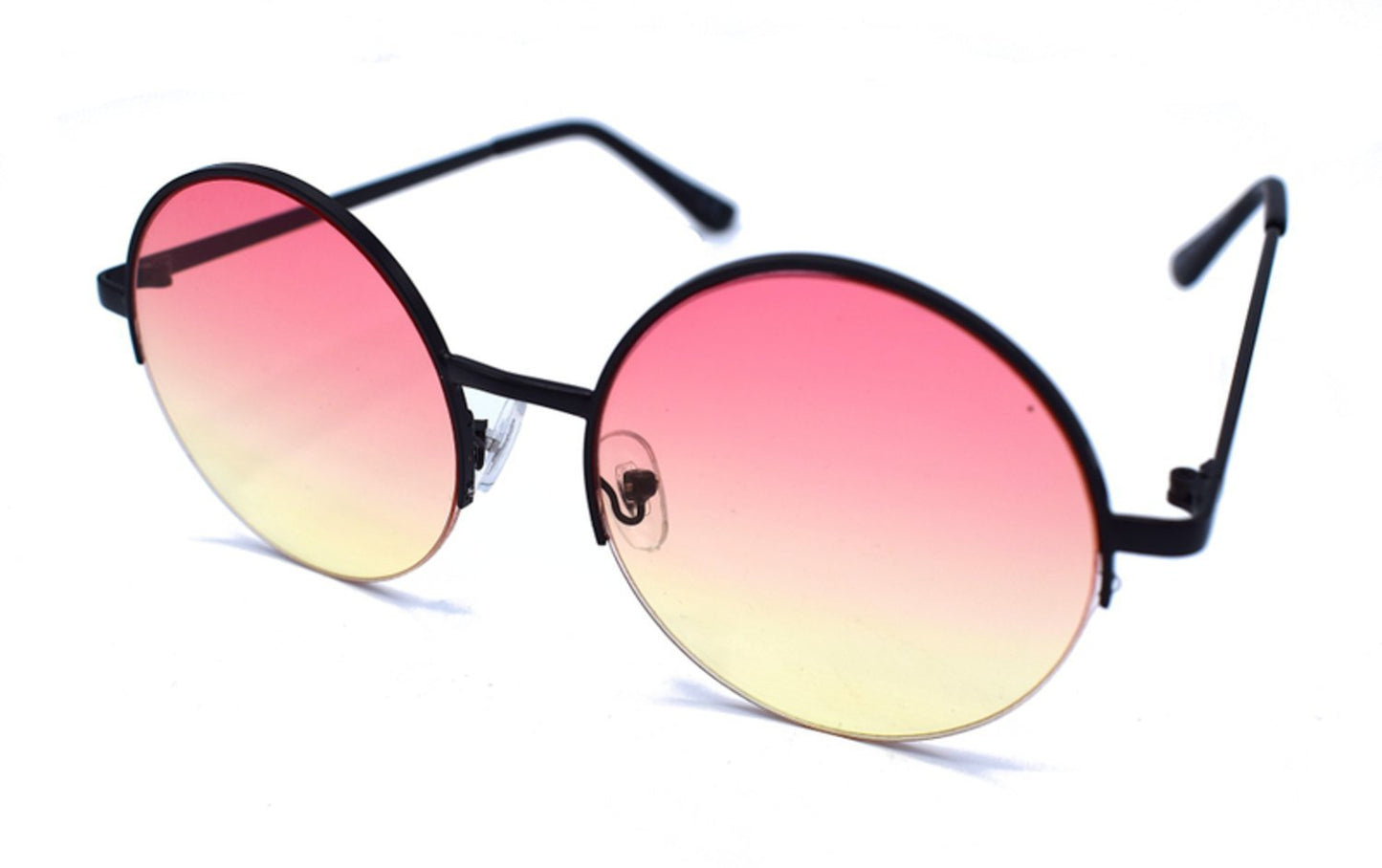 Runda solglasögon Rosa/gul – produktbild – Hiprock