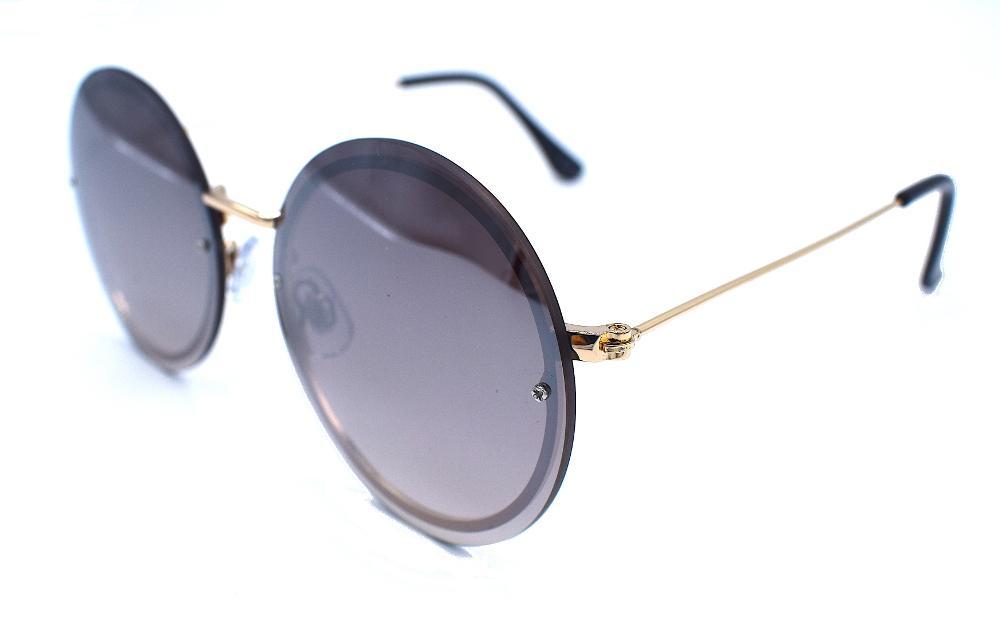 Silver runda solglasögon - Rocky – produktbild – Hiprock