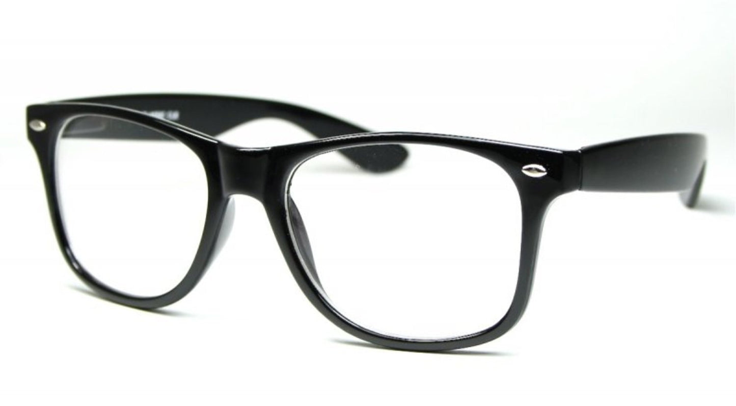 Sunglasses Clear - black