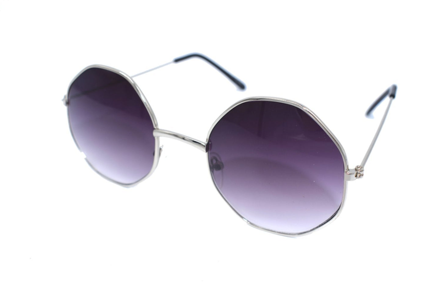 Solglasögon Silver åttakantiga mörka