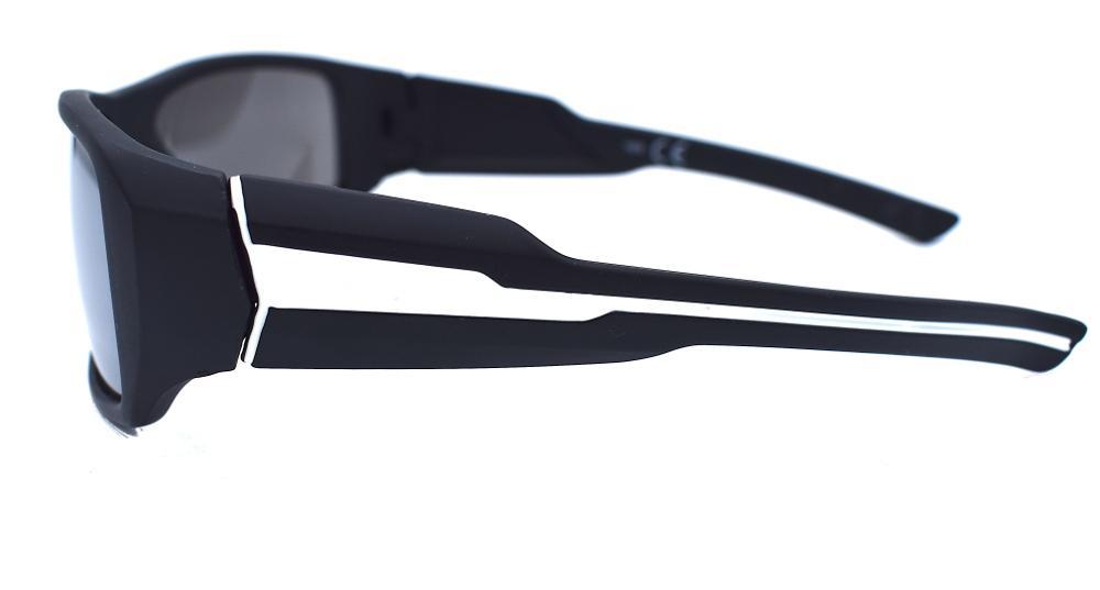 Sport solglasögon - Svart/vit – produktbild – Hiprock