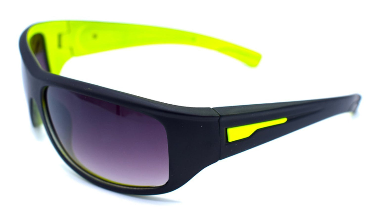 Urheilulasit musta/keltainen