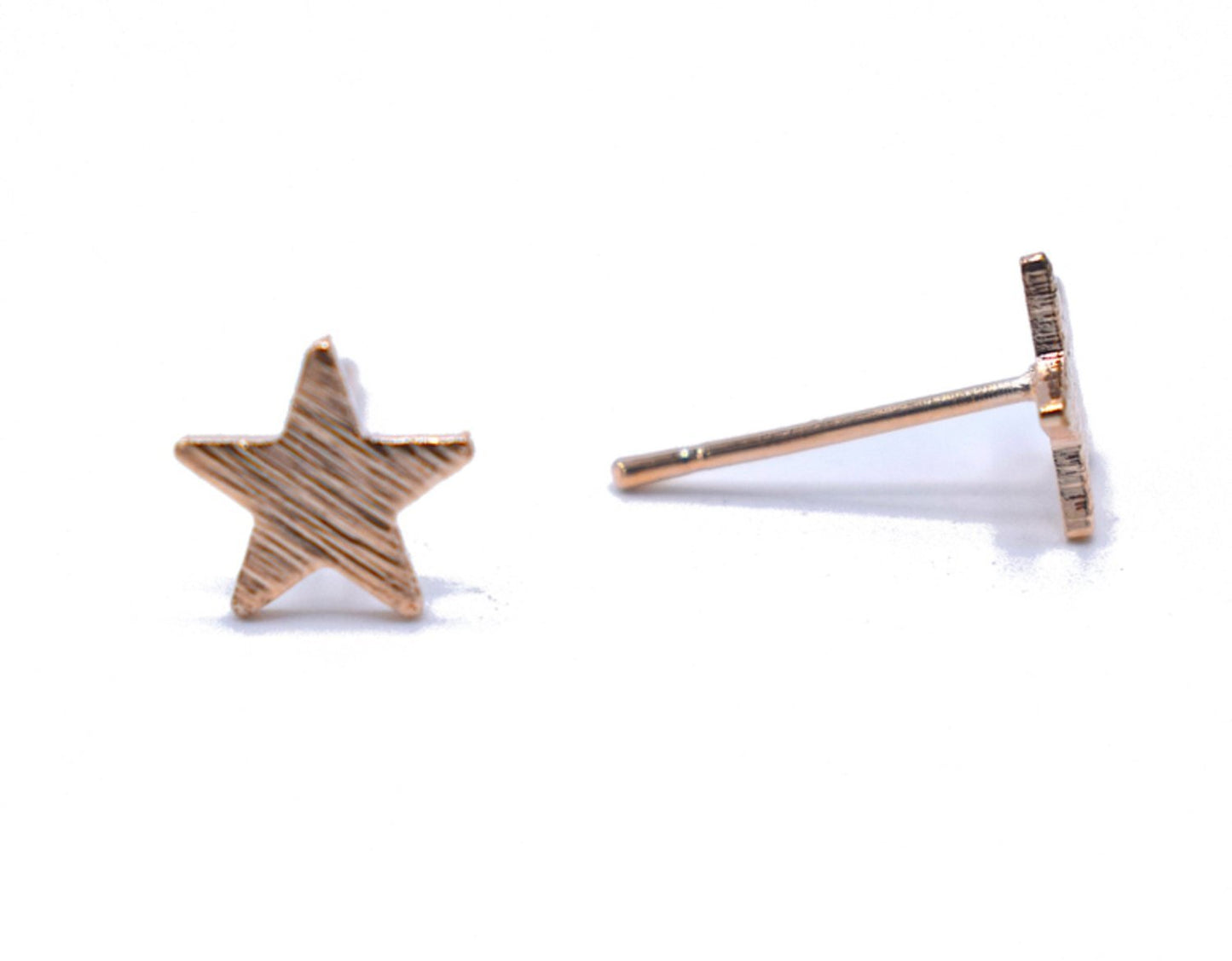 Stjärna örhängen guldfärgad – produktbild – Hiprock