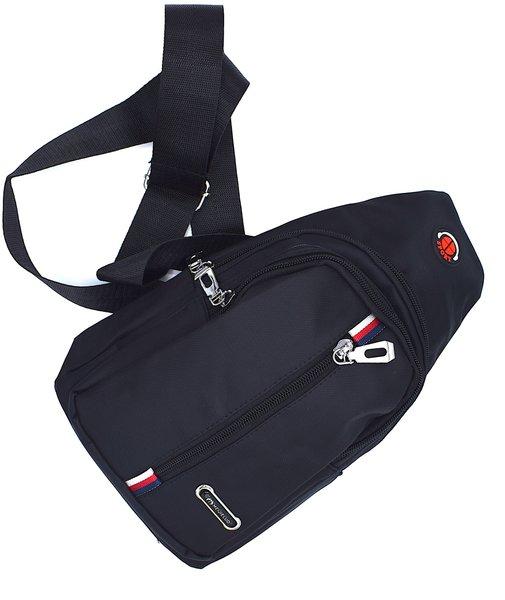 Black Shoulder bag with several compartments