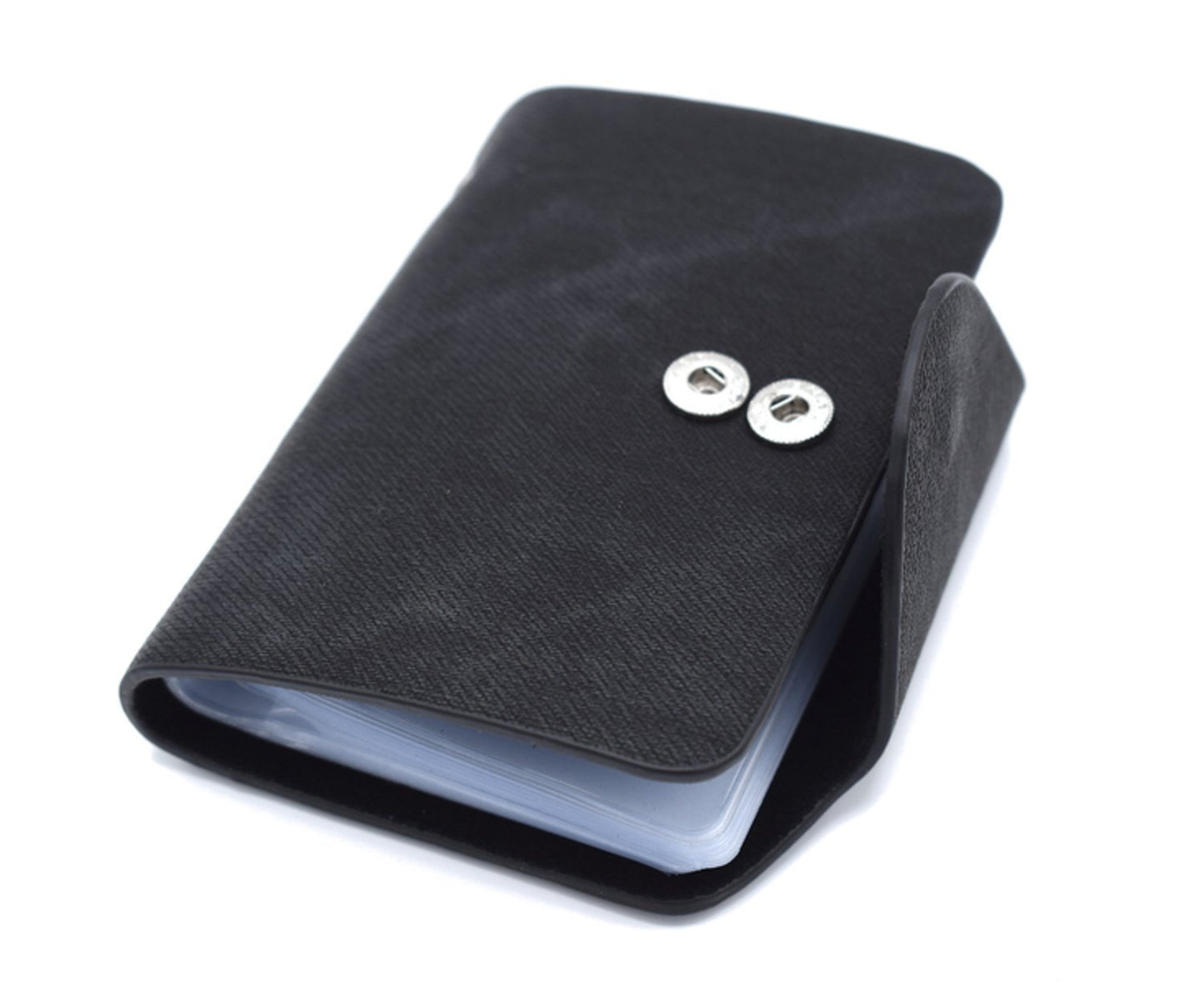Black wallet card holder